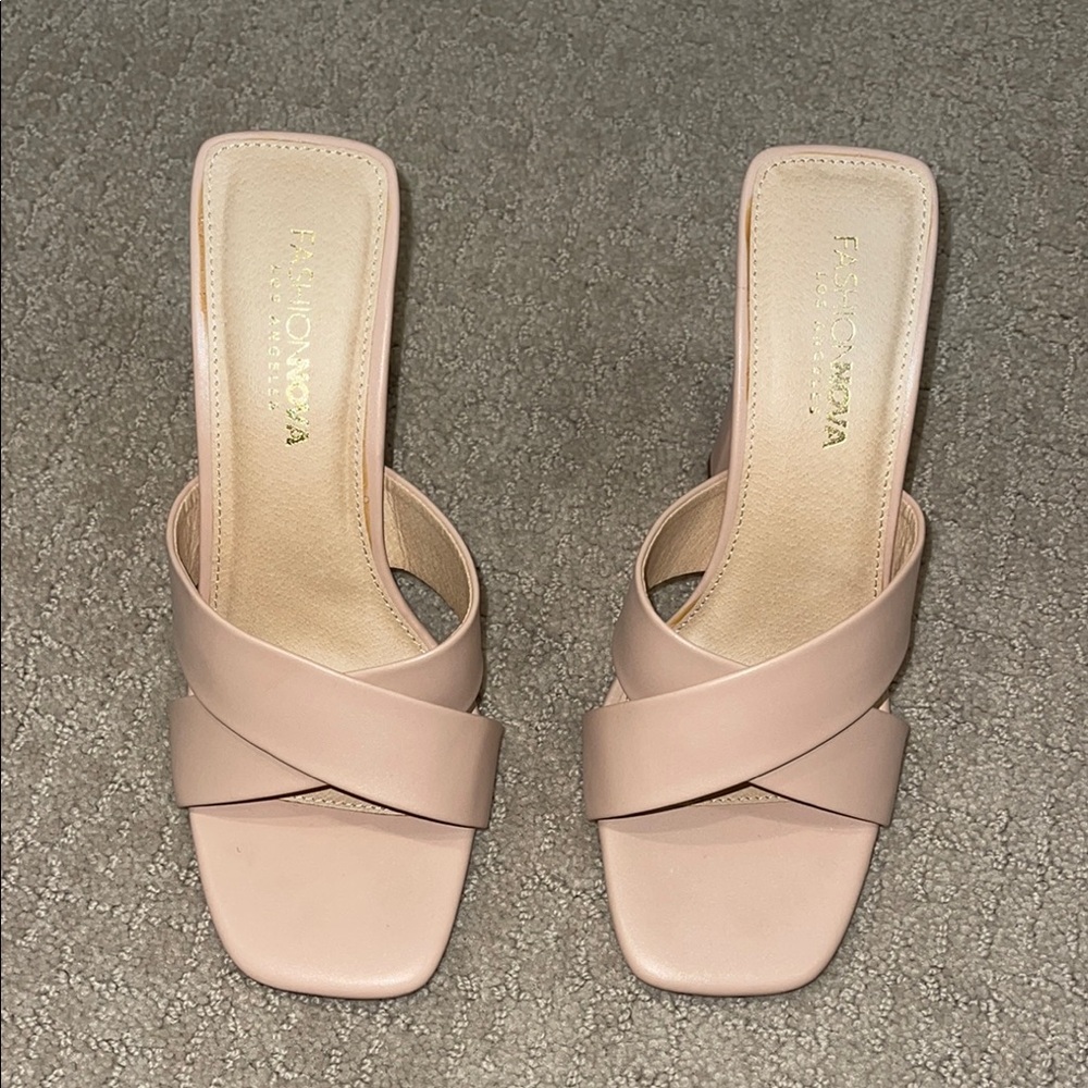 Fashion Nova Women's Nude Sandals